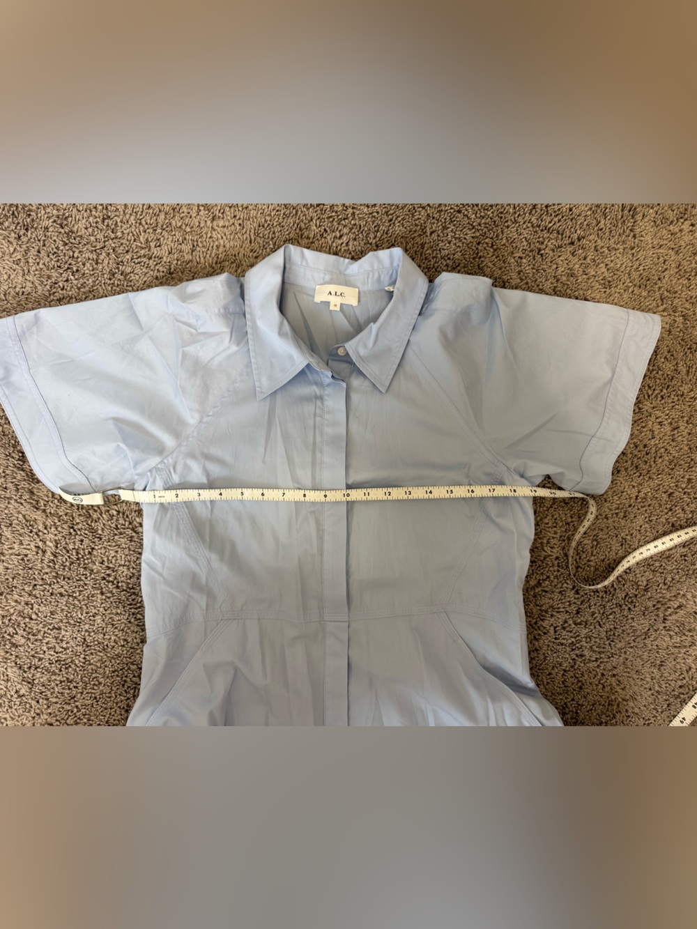 ALC Julie Mini Shirt Dress - Picture 9 of 9